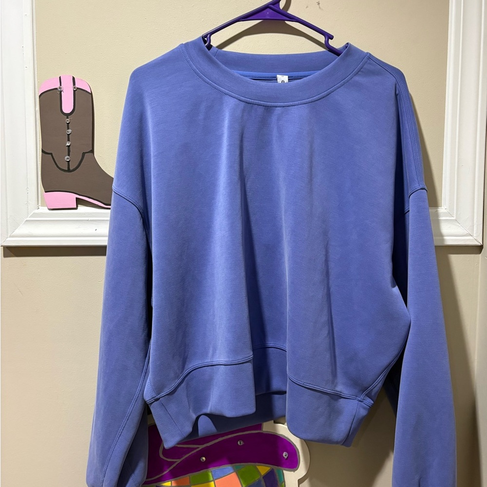lululemon athletica Lavender Crew Neck Sweater